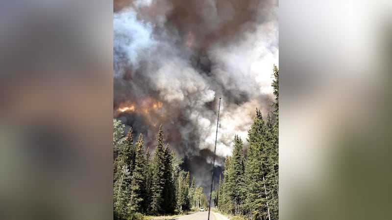 A look at the fires going through Tok as of Tuesday, Aug. 18