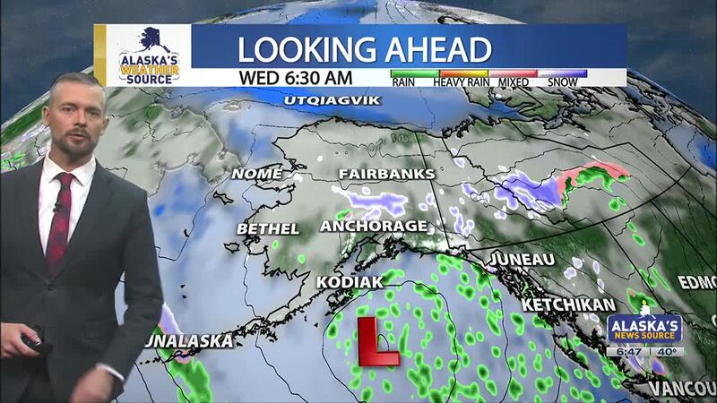 Rain showers remain, with daily highs warming into the low to mid 50s