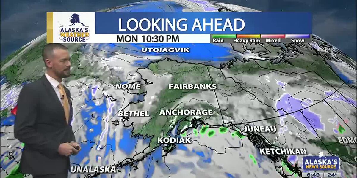 Colder weather spreads south across Mainland Alaska Colder weather spreads south across Mainland Alaska