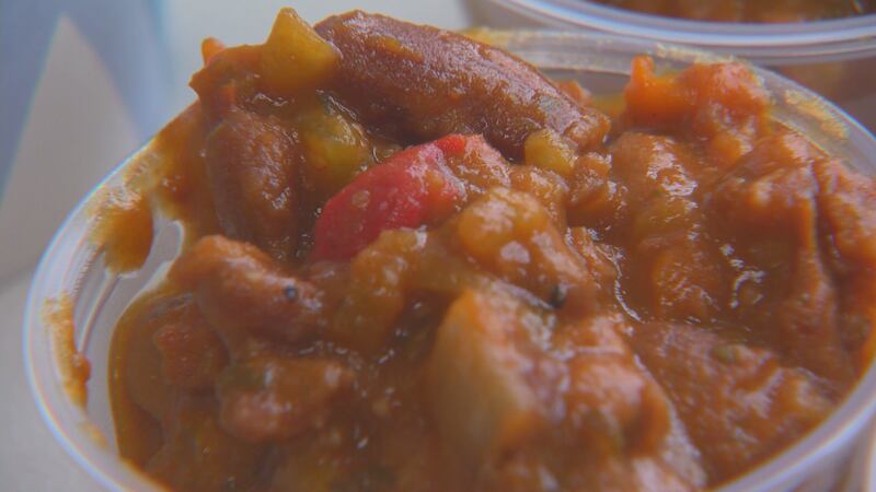 A small cup of chili