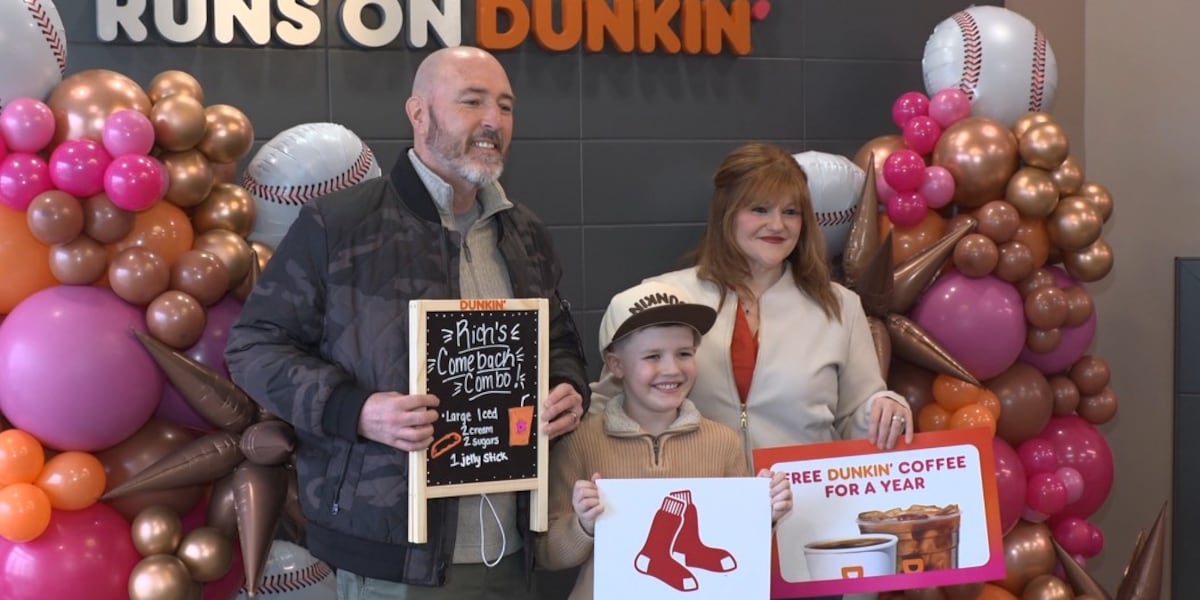 Stroke survivor uses his Dunkin’ coffee order to learn how to speak again