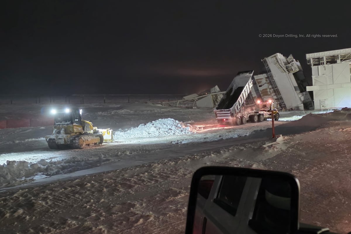 After 2 fires, Doyon says 95% of collapsed North Slope rig has been removed