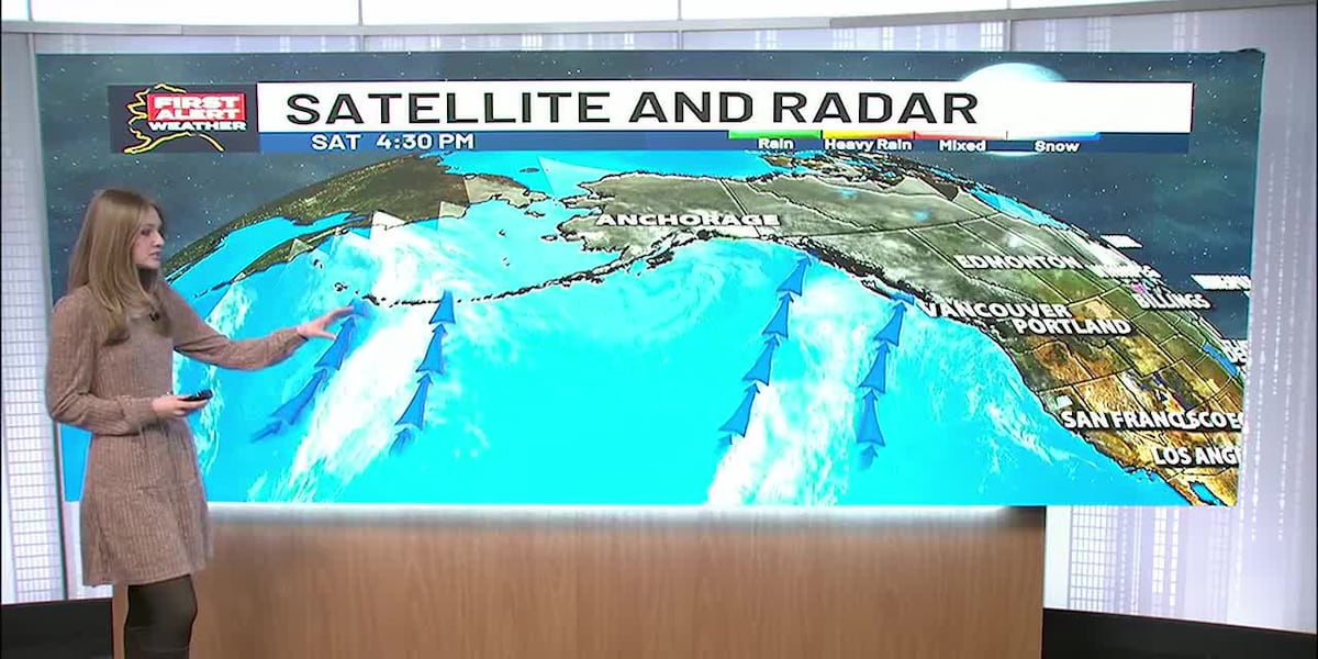Easter weekend wraps in scattered showers for Southern parts of Alaska