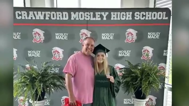 High school senior McKenzie Price graduated from her hospital room after surviving a car crash...
