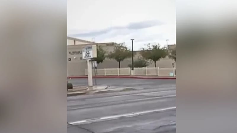 First responders were called to reports of the lightning strike at El Mirage Elementary School.