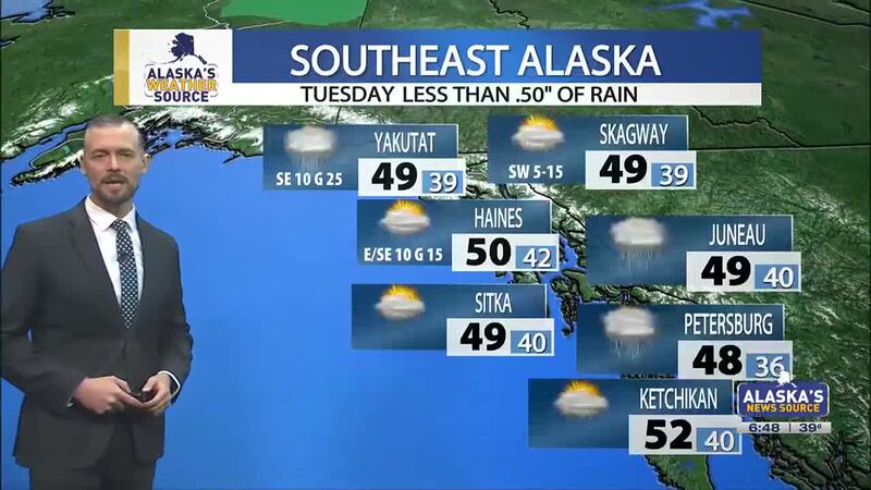Lingering showers, with more sunshine breaks expected this week