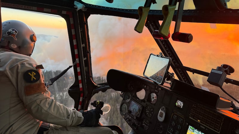 Greg King, a pilot for Precision Helicopters, was killed while helping fight the Dome Fire in...