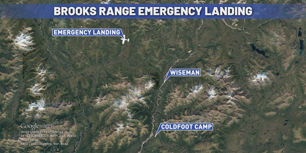 Plane makes emergency landing in Brooks Range; NTSB investigating engine issue