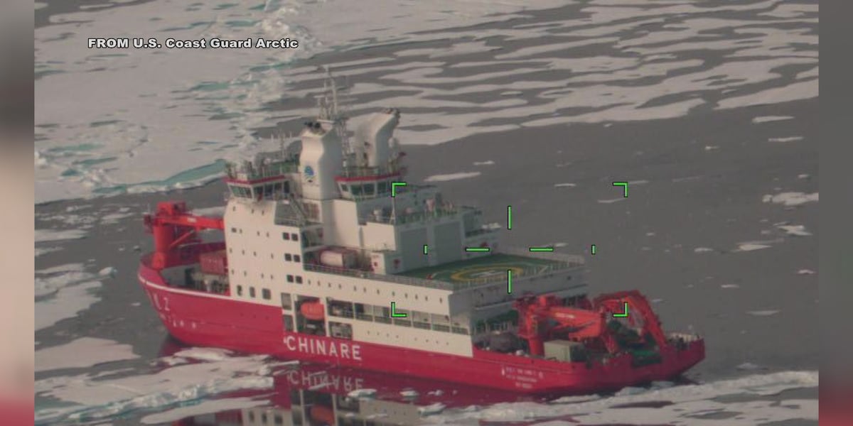 Coast Guard responds to Chinese research vessel detected near Utqiagvik