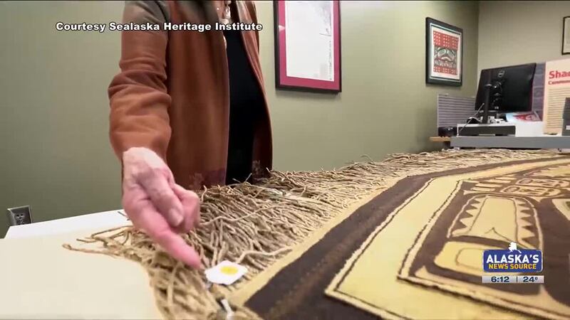 An important Chilkat robe was recently donated to the Sealaska Heritage Institute in Juneau.