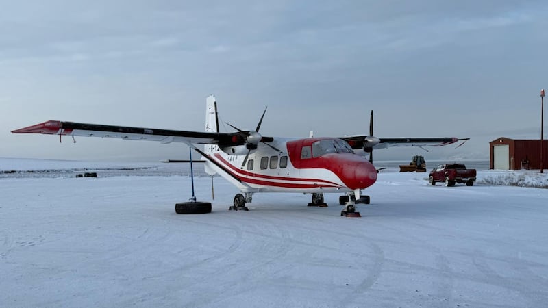 A Harbin Y-12 plane with Chinese registration departing from Russia made an unexpected landing...