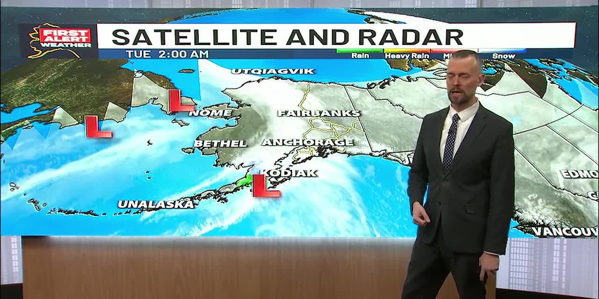 Alert Alaska Science First Alert: Heavy snow and gusty winds moves east through Alaska