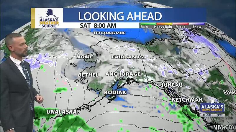 Quieter weather takes hold across much of Alaska for Easter Weekend