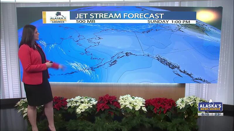 Colder but sunnier weather spreading across Alaska