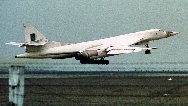 A TU-160. (Photo from AP Images)
