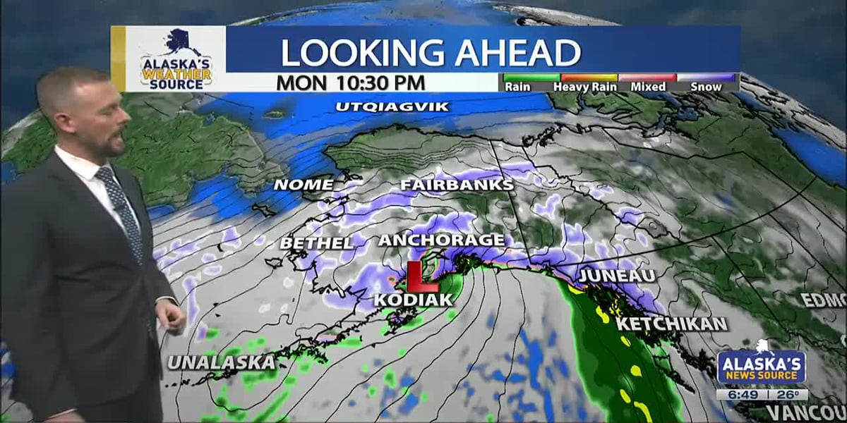 High winds, freezing rain and heavy snow spread across Alaska High winds, freezing rain and heavy snow spread across Alaska