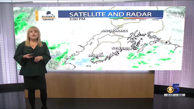 Mild temperatures for Southern Alaska