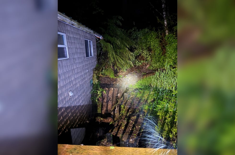 An early morning landslide in Ketchikan left one home and a vehicle damaged, but no one...