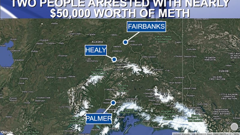 The various stops of Elizabeth Sturgeon and Robert Gentleman on April 3, according to the...