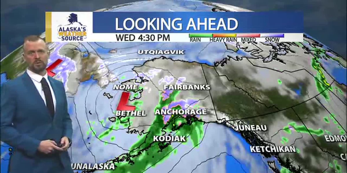 Alaska Raining Winter weather advisory for portions of the Interior, as rain, snow and ...