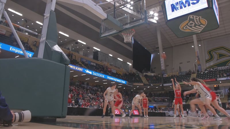Wasilla and Mountain City battle in overtime during the 4A Girls semifinals