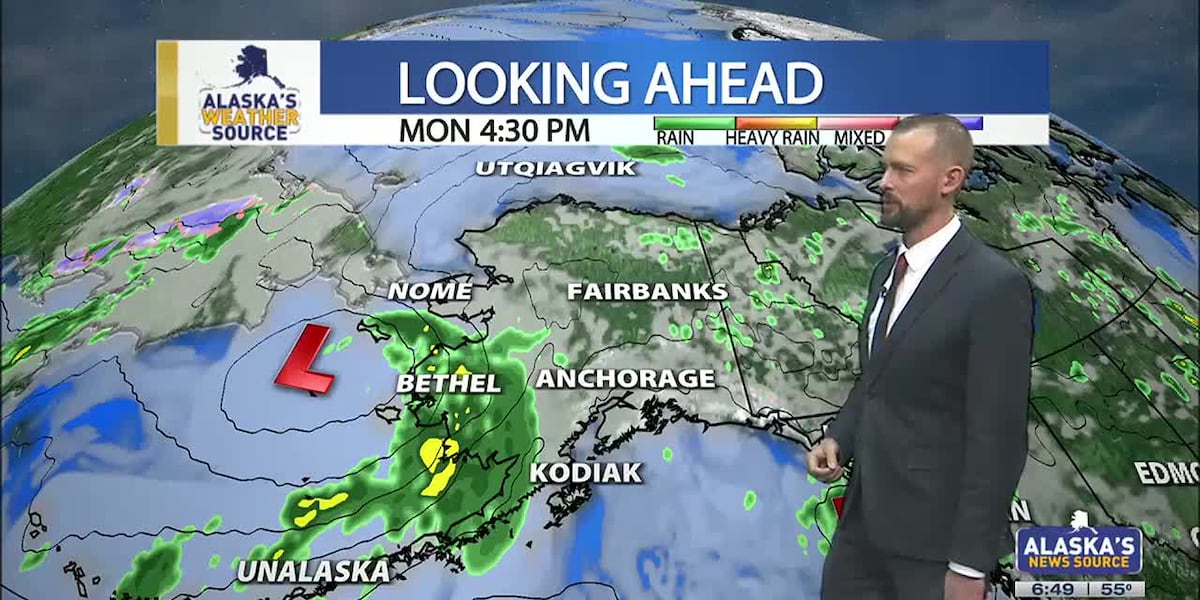 Alaska Raining Heavy rain for Southwest Alaska, with the Interior warming back into ...