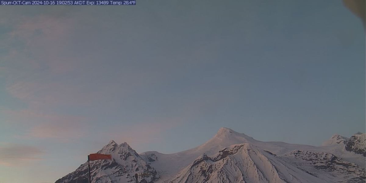 Volcanic unrest on Mount Spurr leads to raised alert level