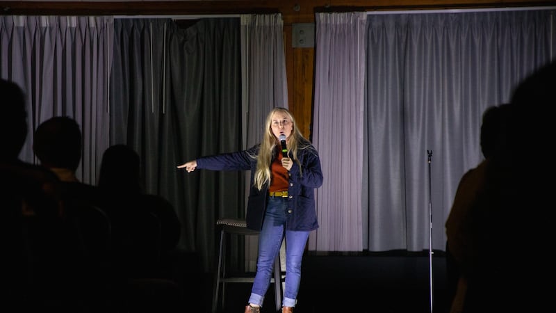 Singleton grew up in Anchorage, and her comedy tour has brought her back.