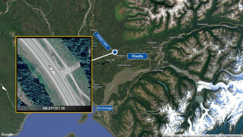 PARKS HIGHWAY, MILEPOST 56