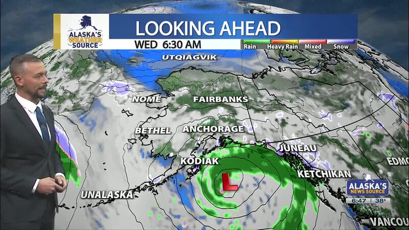 Period of unsettled weather for the gulf coast through midweek