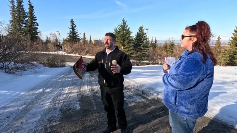 Anchorage Wildfire Division Chief Jon Glover shows Alaska’s News Source how AFD conducts its...