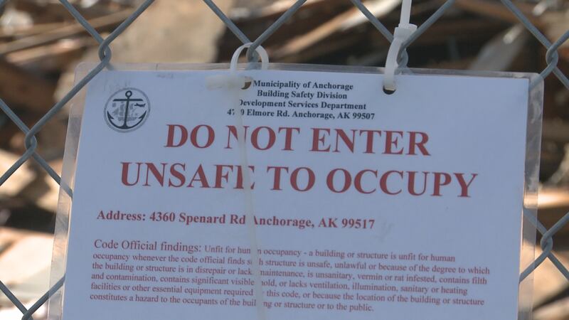 The building caught fire twice, and is now a demolition site.