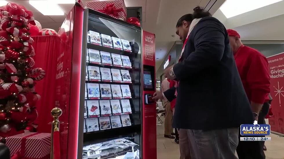 Light of the World Giving Machine in the Dimond Mall