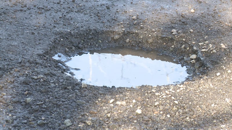 To report a pothole on Anchorage municipality-owned roads, people can call the muni’s pothole...
