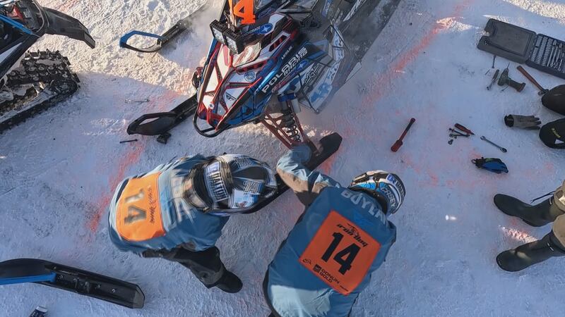 Strategy starts to come into play on Day 2 of the Iron Dog coming out of the pivotal...