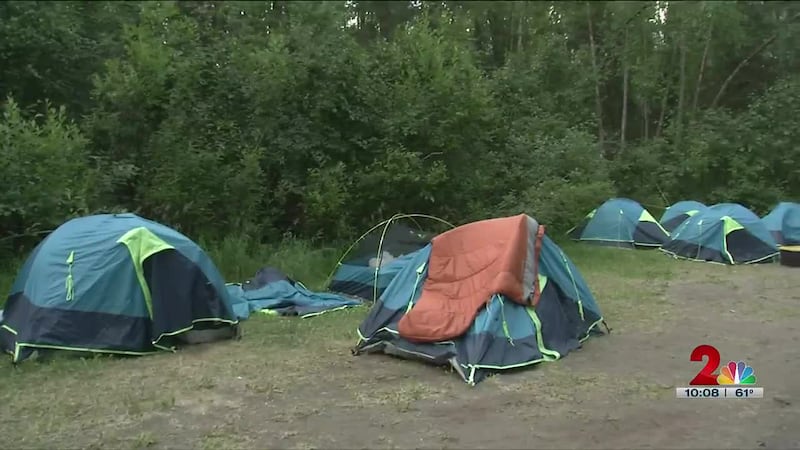 Centennial Park Campground is a new temporary home fore some of Anchorage's homeless population.