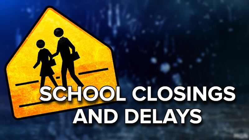 Several school districts in the Big Bend are closed or delayed Thursday due to storms.
