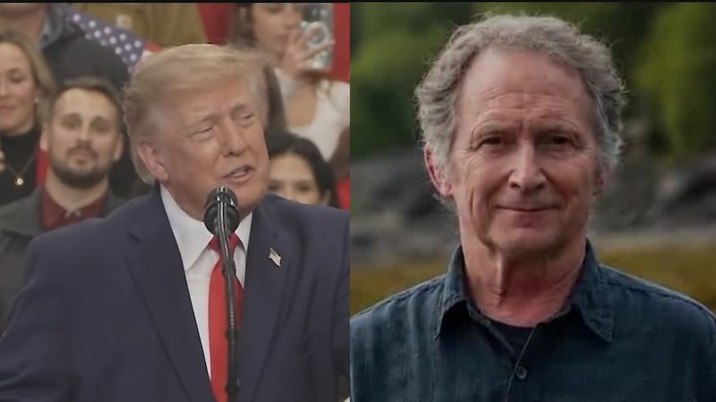 President Trump and Petersburg's Dan J. Sullivan.