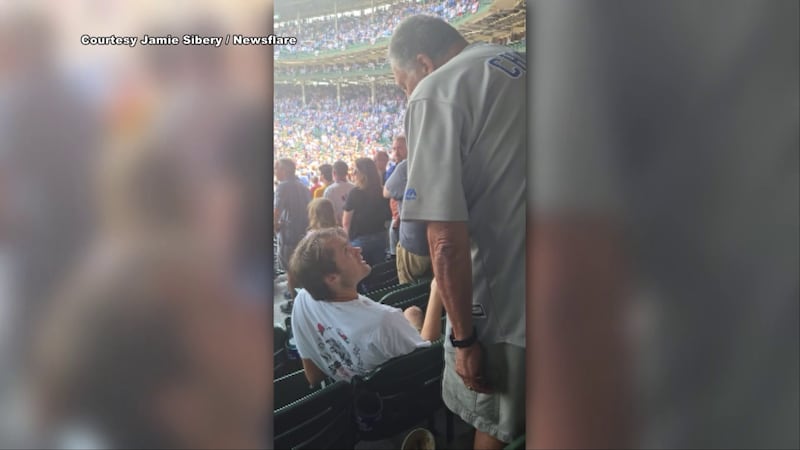 Vietnam veteran and Chicago Cubs fan Bob Chavez was caught on a viral video Sunday smacking...