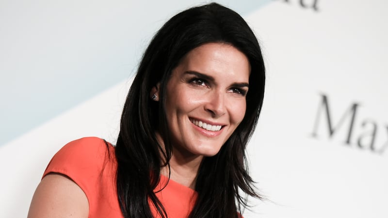 Angie Harmon arrives at the Women in Film 2015 Crystal And Lucy Awards at the Hyatt Regency...