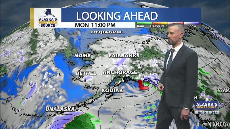 Winter storm for Aleutians, with more rain and winds for Southcentral this week