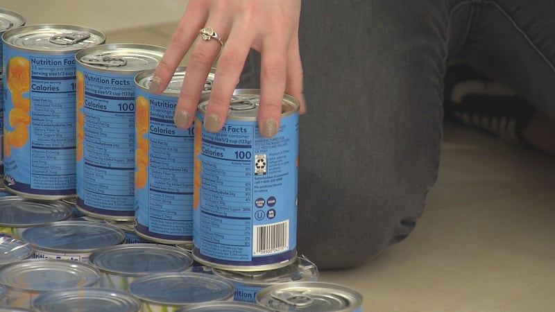 CANstruction designs aid Food Bank of Alaska