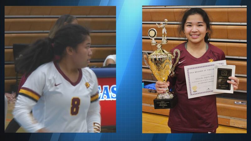 Dimond Libero Eleasha Sapon was named the Gatorade Alaska Player of the Year after generating...