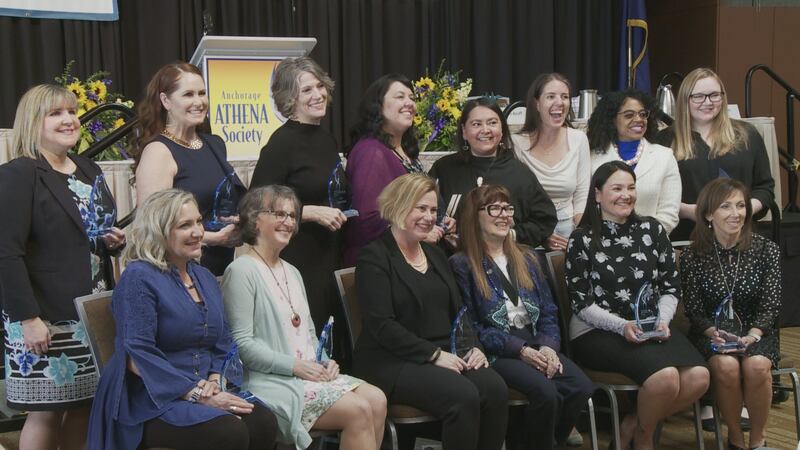 The 2022 inductees into the Anchorage Athena Society
