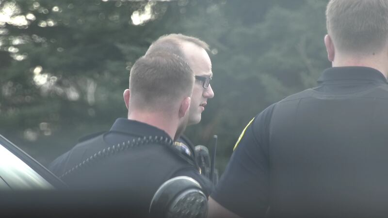 Fairbanks Police Department officers respond to a report of assault.