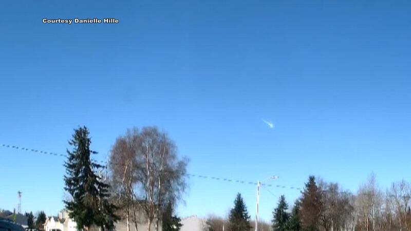 Video of bright fireball seen over Southcentral Alaska skies