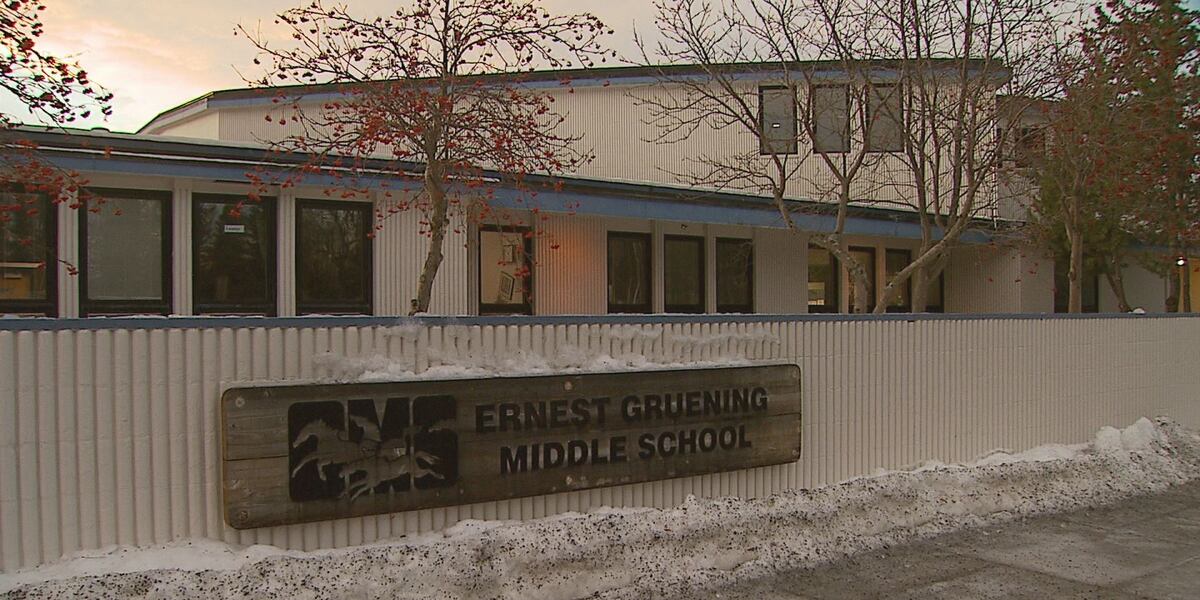 Gruening Middle School won't reopen this year; students to move to