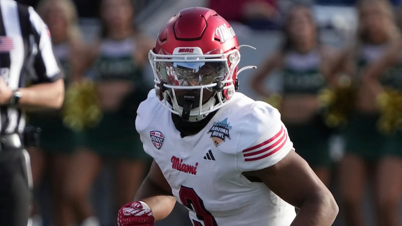 FILE - Defensive back William Hardrick (3) runs in the second half of the Arizona Bowl NCAA...