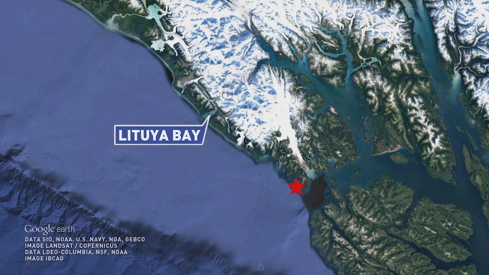 Lituya bay tsunami video footage Lituya bay tsunami video footage