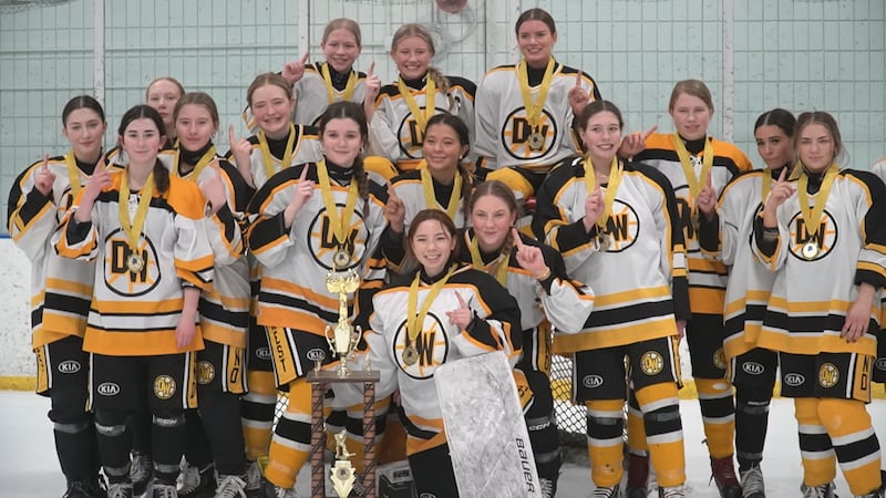 Dimond/West takes a team photo following the programs victory over Fairbanks in the 2025...